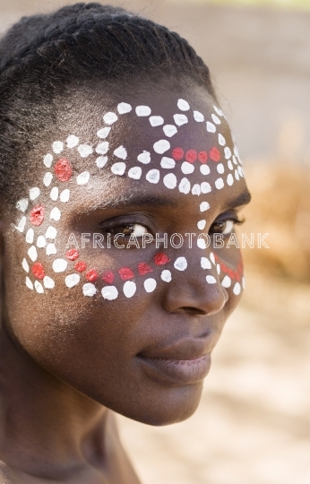 Download African Woman Tribal Face Africaphotobank